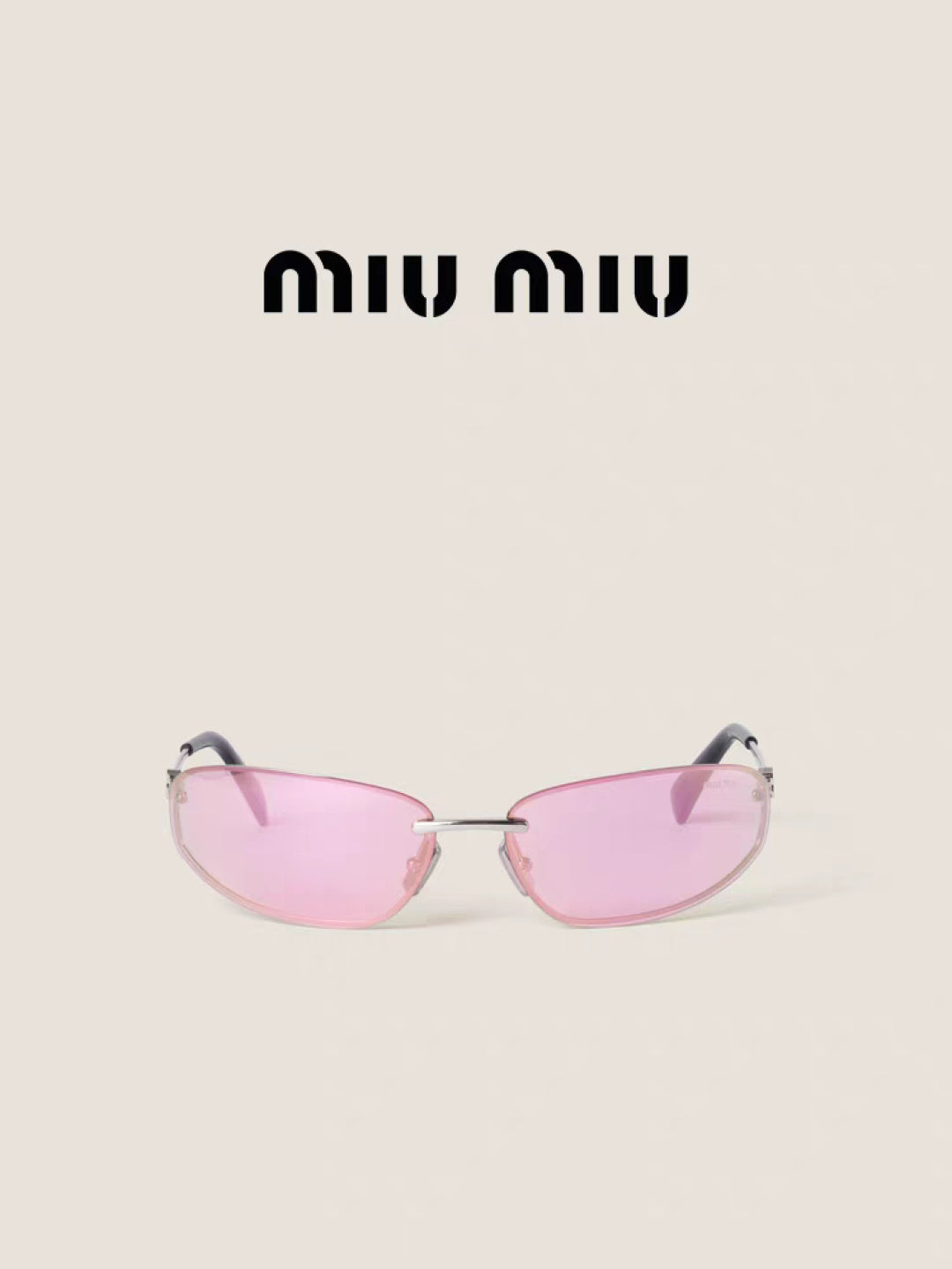 Miu Miu Fashion Pink Lens Sunglasses for Men & Women