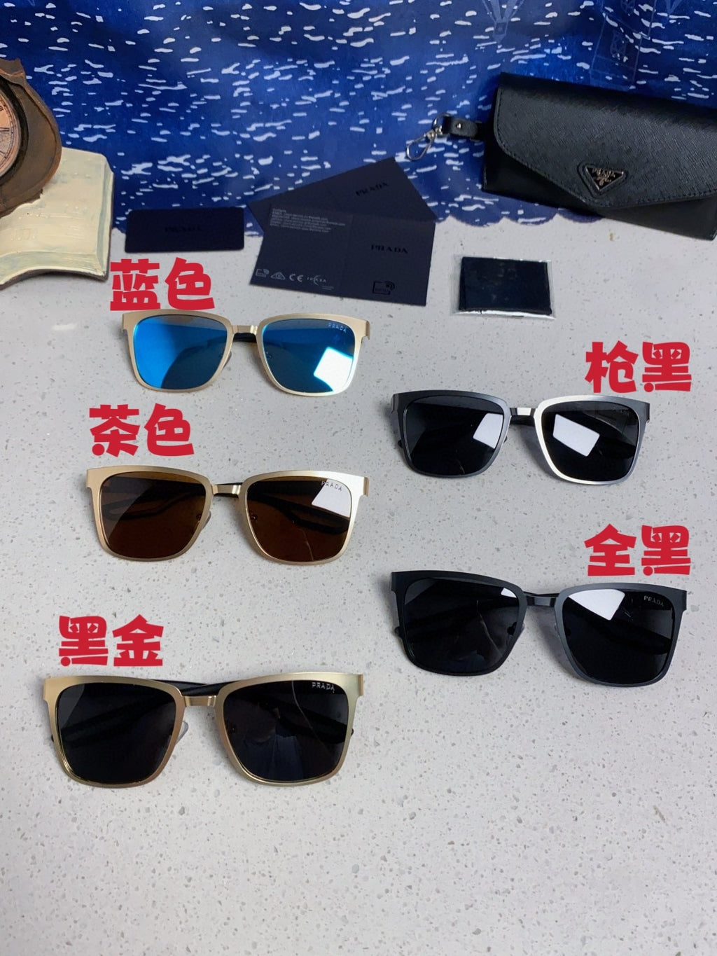 Prada Fashion Silver Lens Sunglasses for Men & Women - 998152 - detail image 12