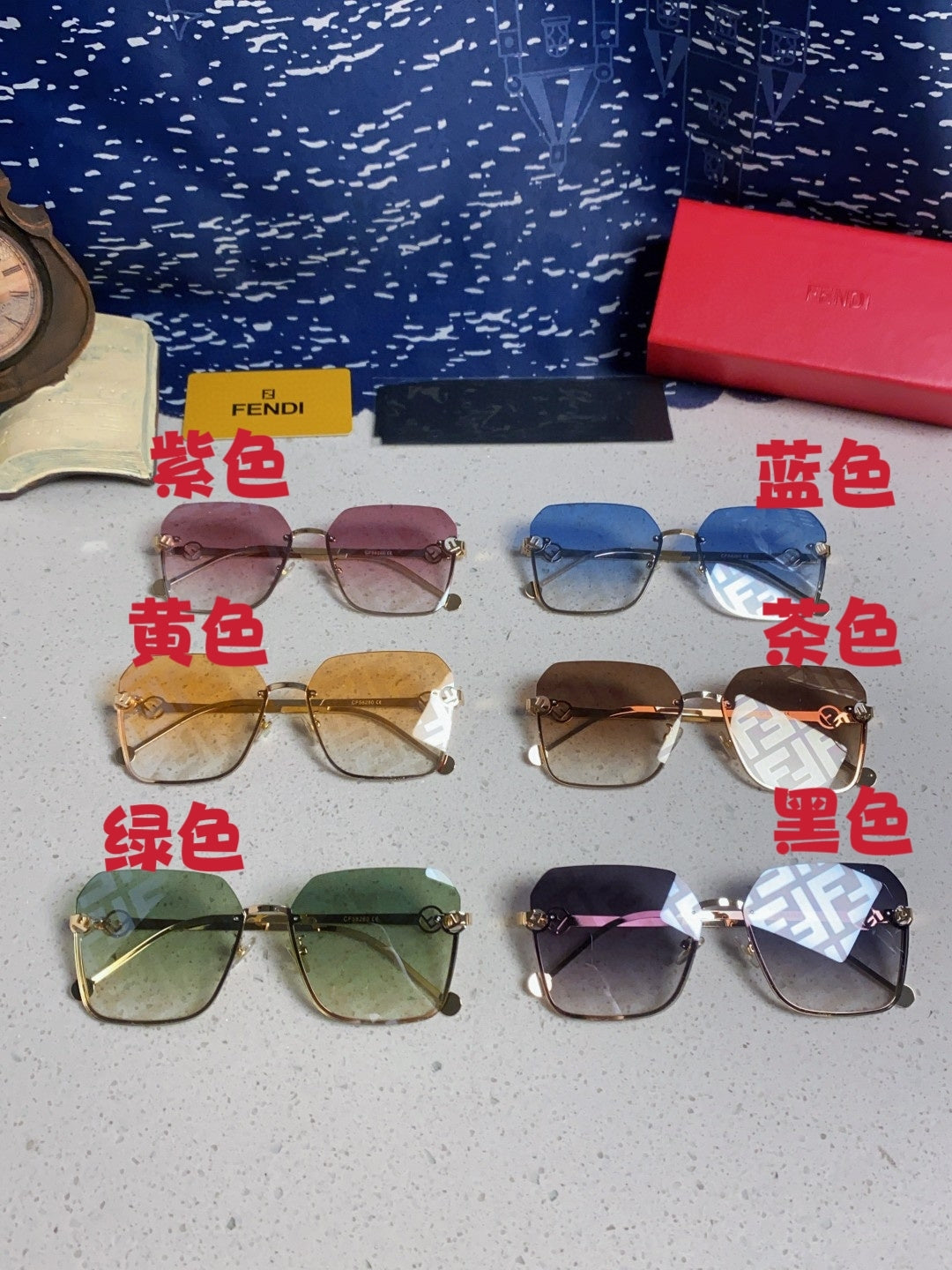 Fendi Fashion Silver Lens Sunglasses for Men & Women - 372465 - detail image 11