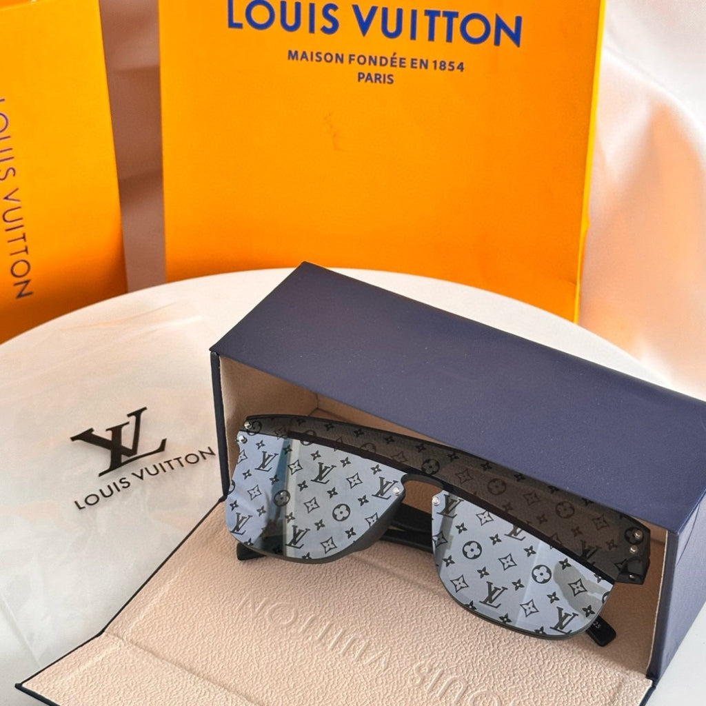 Louis Vuitton Z1082 Lightweight Rimless Gold Lens Sunglasses for Men & Women - detail image 4