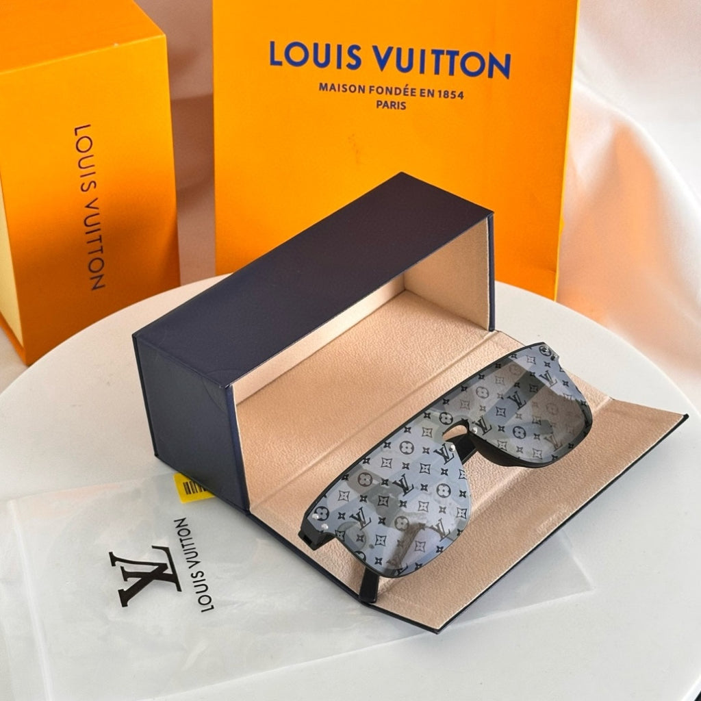 Louis Vuitton Z1082 Lightweight Rimless Gold Lens Sunglasses for Men & Women - detail image 2