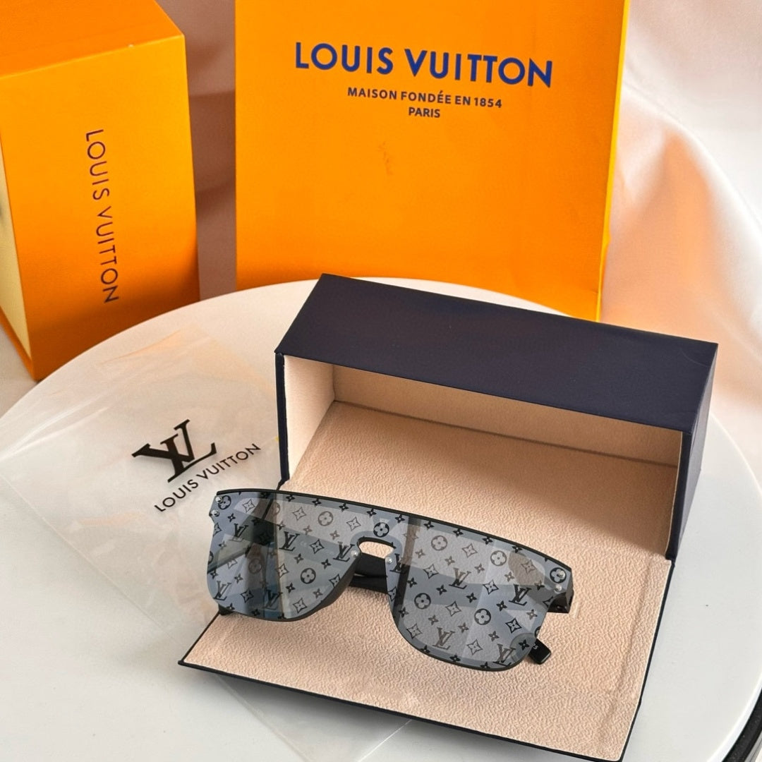 Louis Vuitton Z1082 Lightweight Rimless Gold Lens Sunglasses for Men & Women