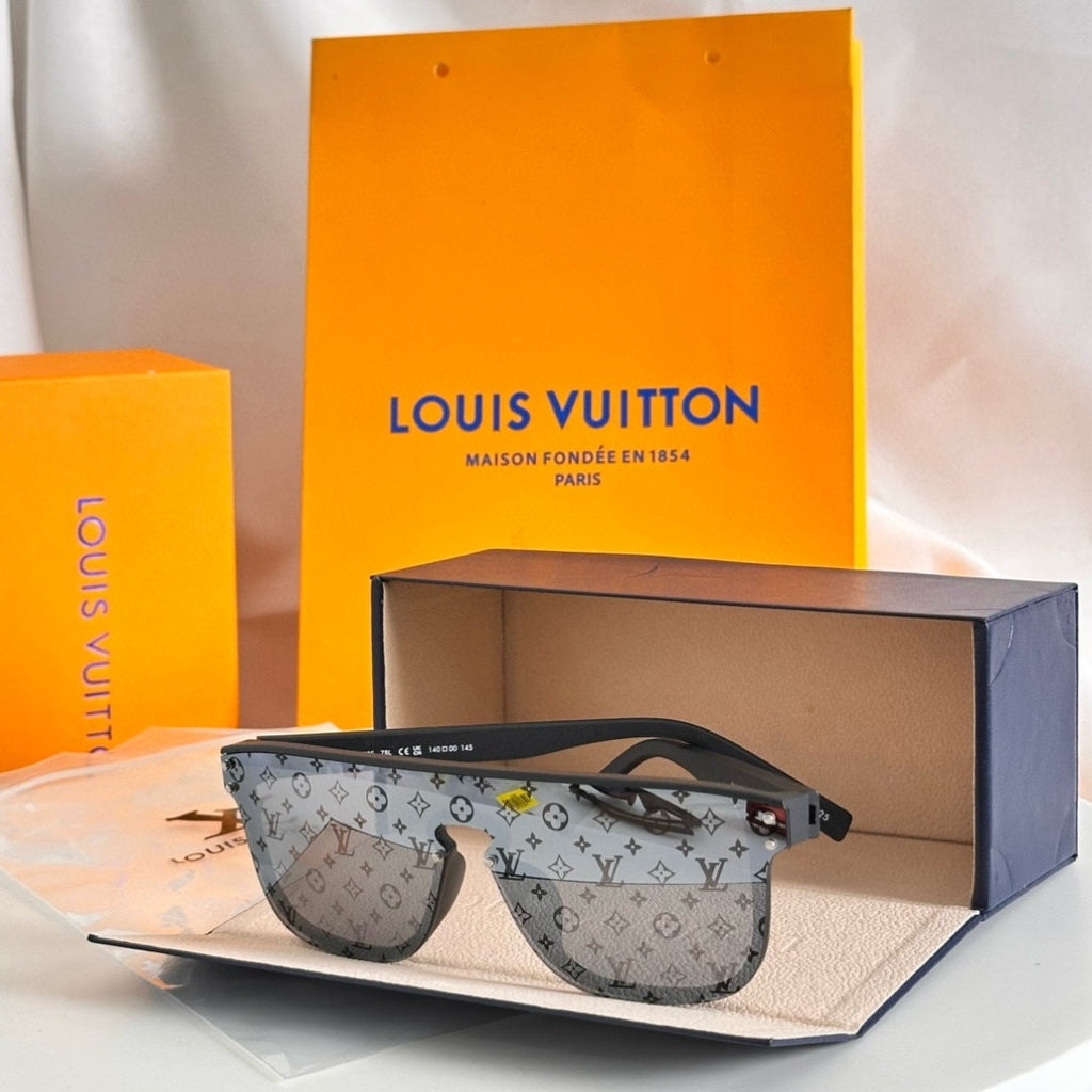 Louis Vuitton Z1082 Lightweight Rimless Gold Lens Sunglasses for Men & Women - detail image 5