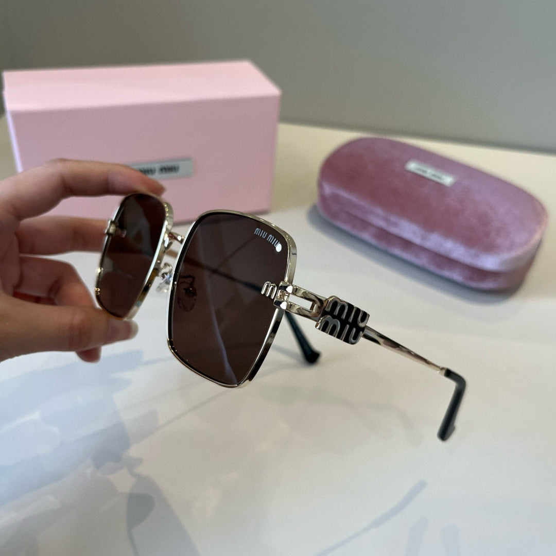 Miu Miu Fashion Brown Lens Sunglasses for Men & Women - detail image 8