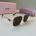 Miu Miu Fashion Brown Lens Sunglasses for Men & Women - 383011