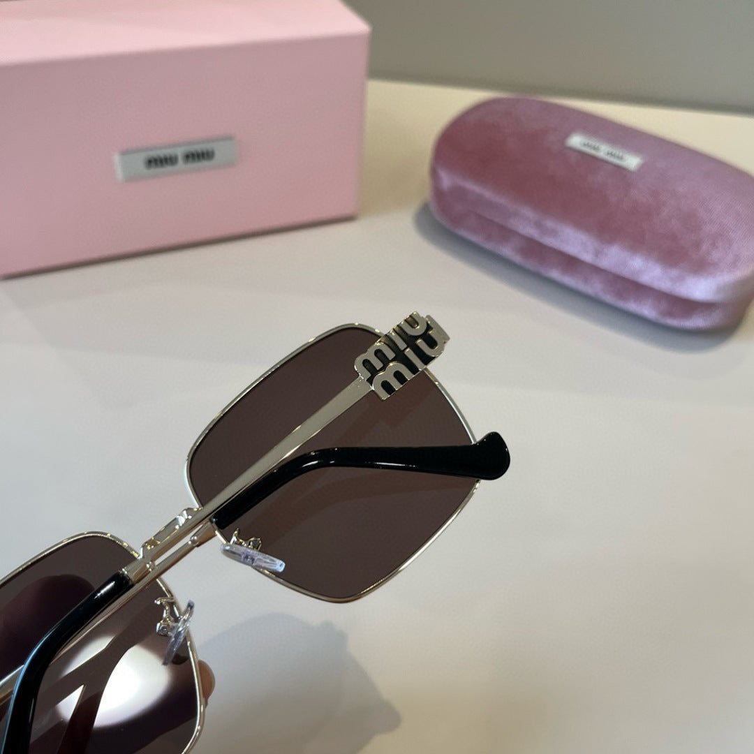 Miu Miu Fashion Brown Lens Sunglasses for Men & Women - detail image 4