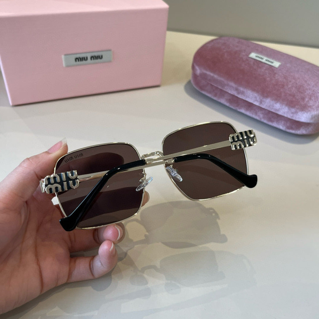 Miu Miu Fashion Brown Lens Sunglasses for Men & Women - detail image 7