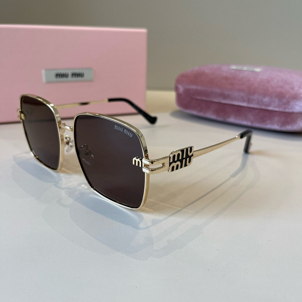 Miu Miu Fashion Brown Lens Sunglasses for Men & Women - detail image 3