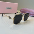 Miu Miu Fashion Silver Lens Sunglasses for Men & Women - 487674
