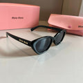 Miu Miu Cat-Eye Silver Lens Sunglasses for Men & Women - 487719