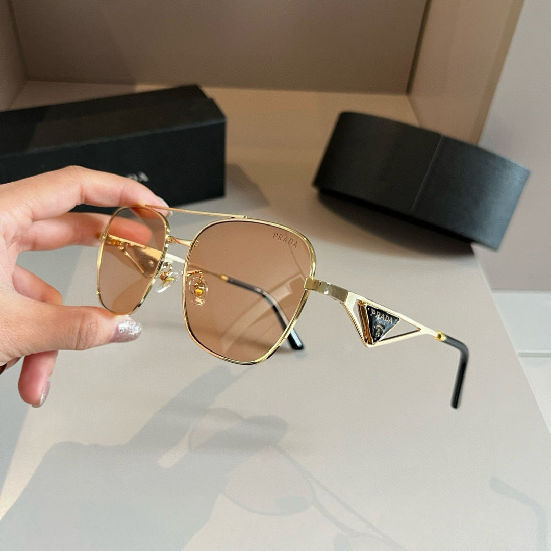 Prada Polarized Fashion Gold Lens Sunglasses for Men - 372135 - detail image 8