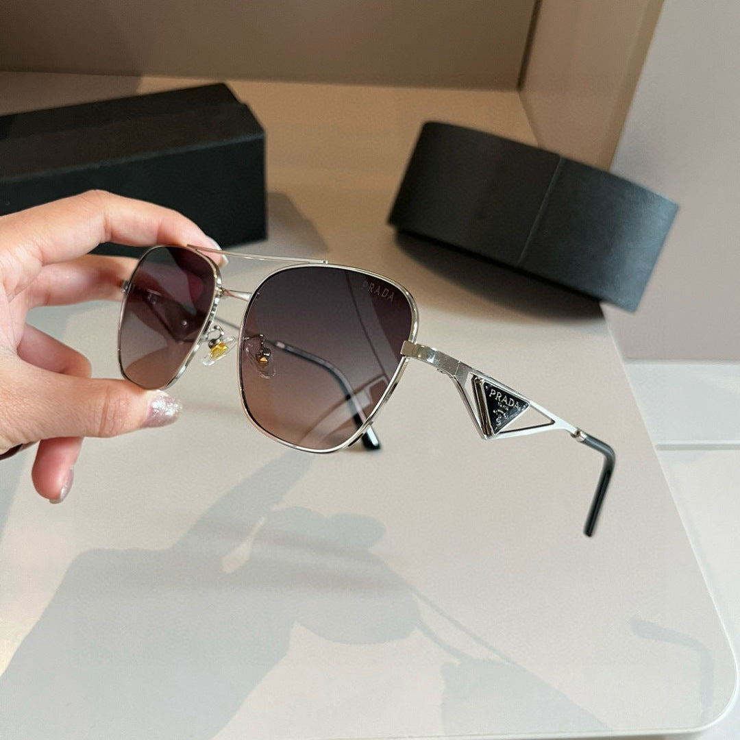 Prada Polarized Fashion Silver Lens Sunglasses for Men - 372136 - detail image 4