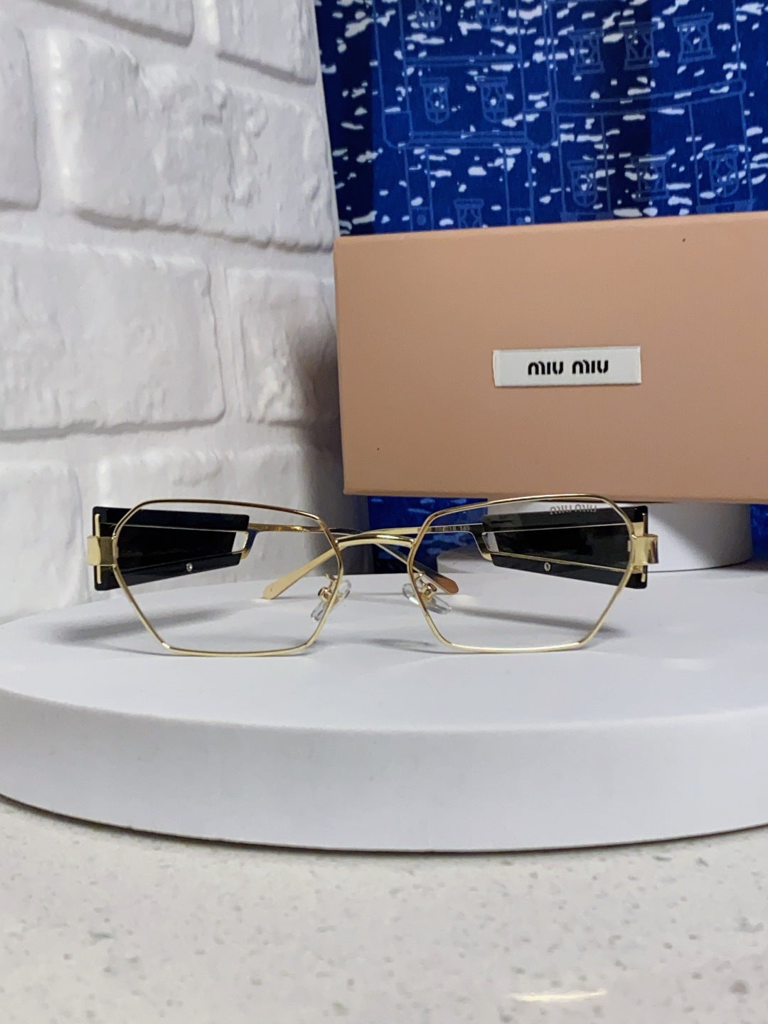Miu Miu Fashion Silver Lens Sunglasses for Women - 432598 - detail image 2