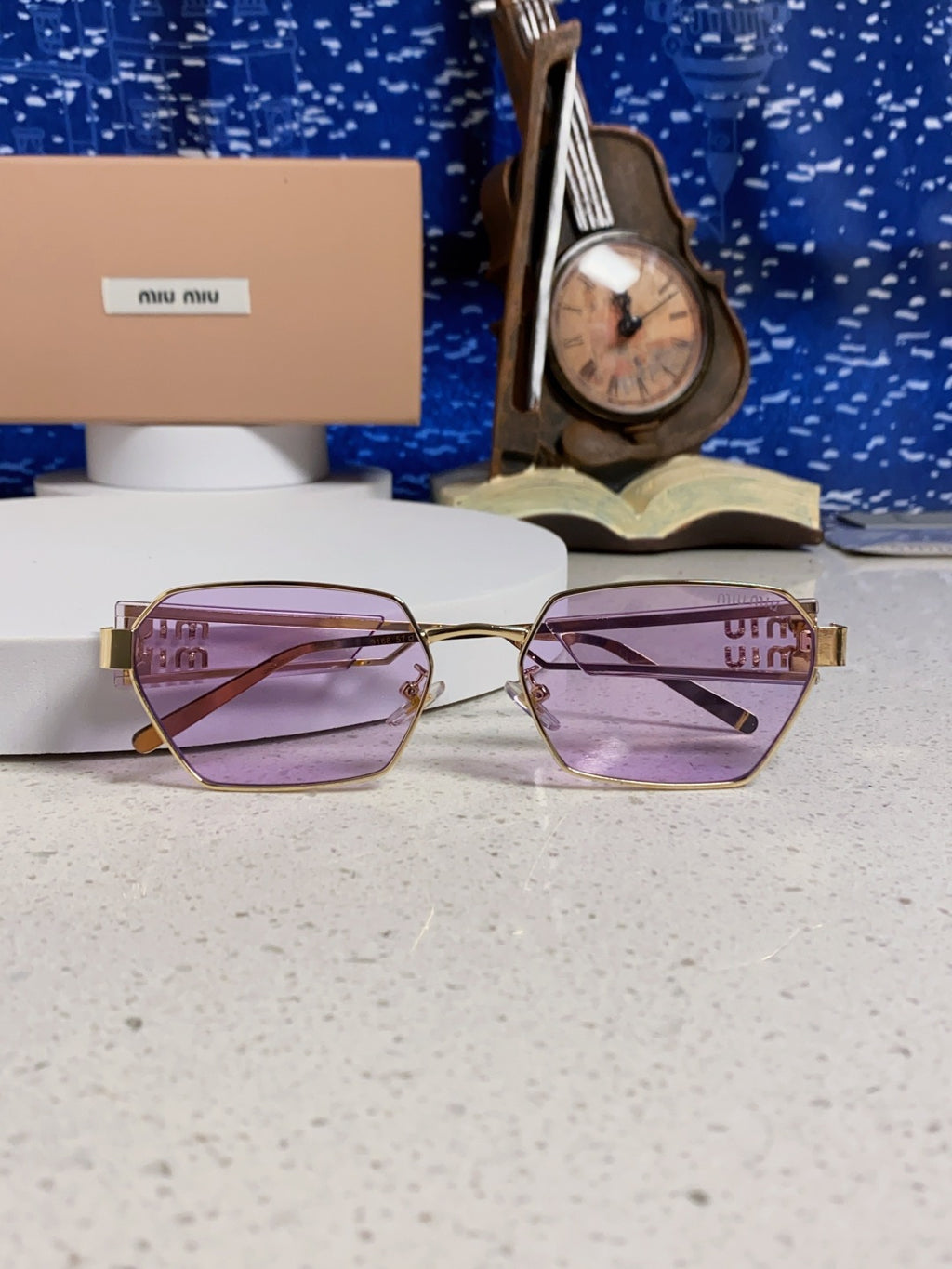 Miu Miu Fashion Silver Lens Sunglasses for Women - detail image 9
