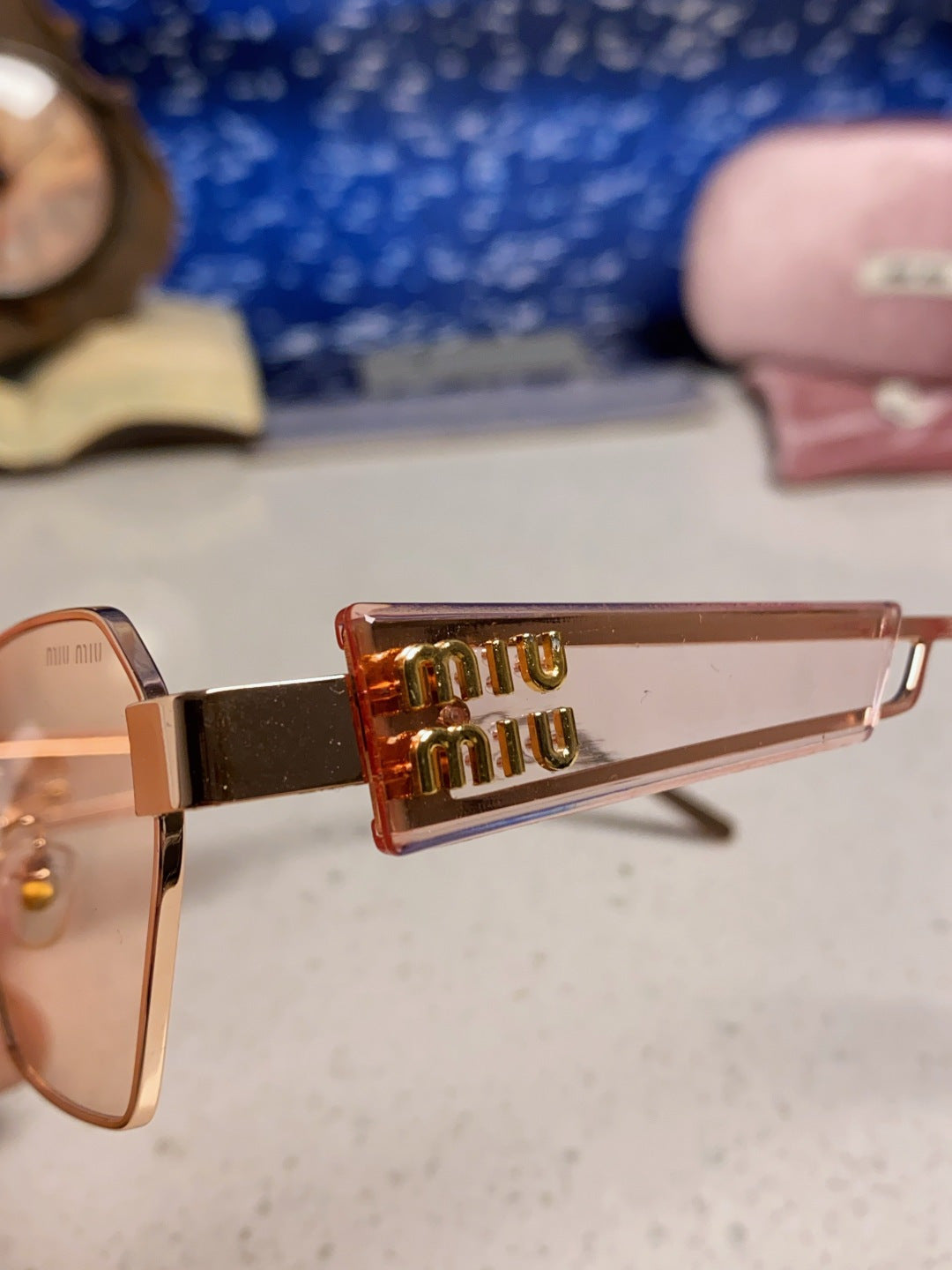 Miu Miu Fashion Brown Lens Sunglasses for Women - detail image 7