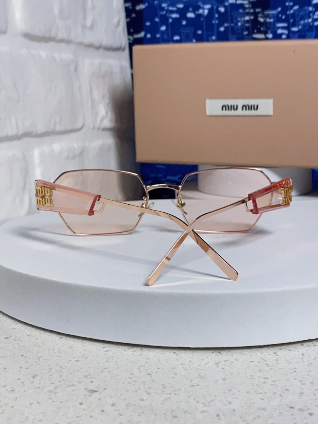 Miu Miu Fashion Brown Lens Sunglasses for Women - detail image 3