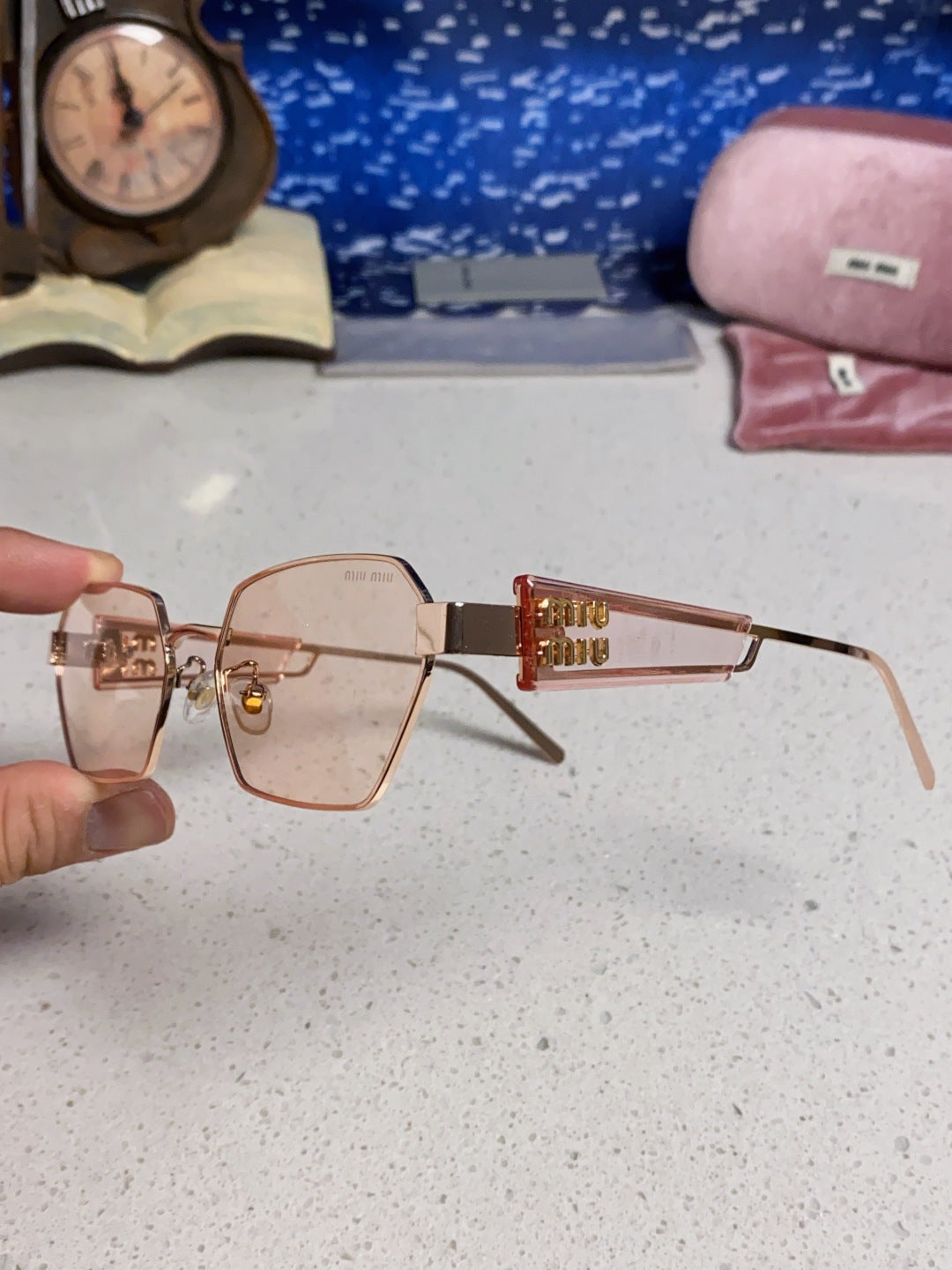 Miu Miu Fashion Brown Lens Sunglasses for Women - detail image 6