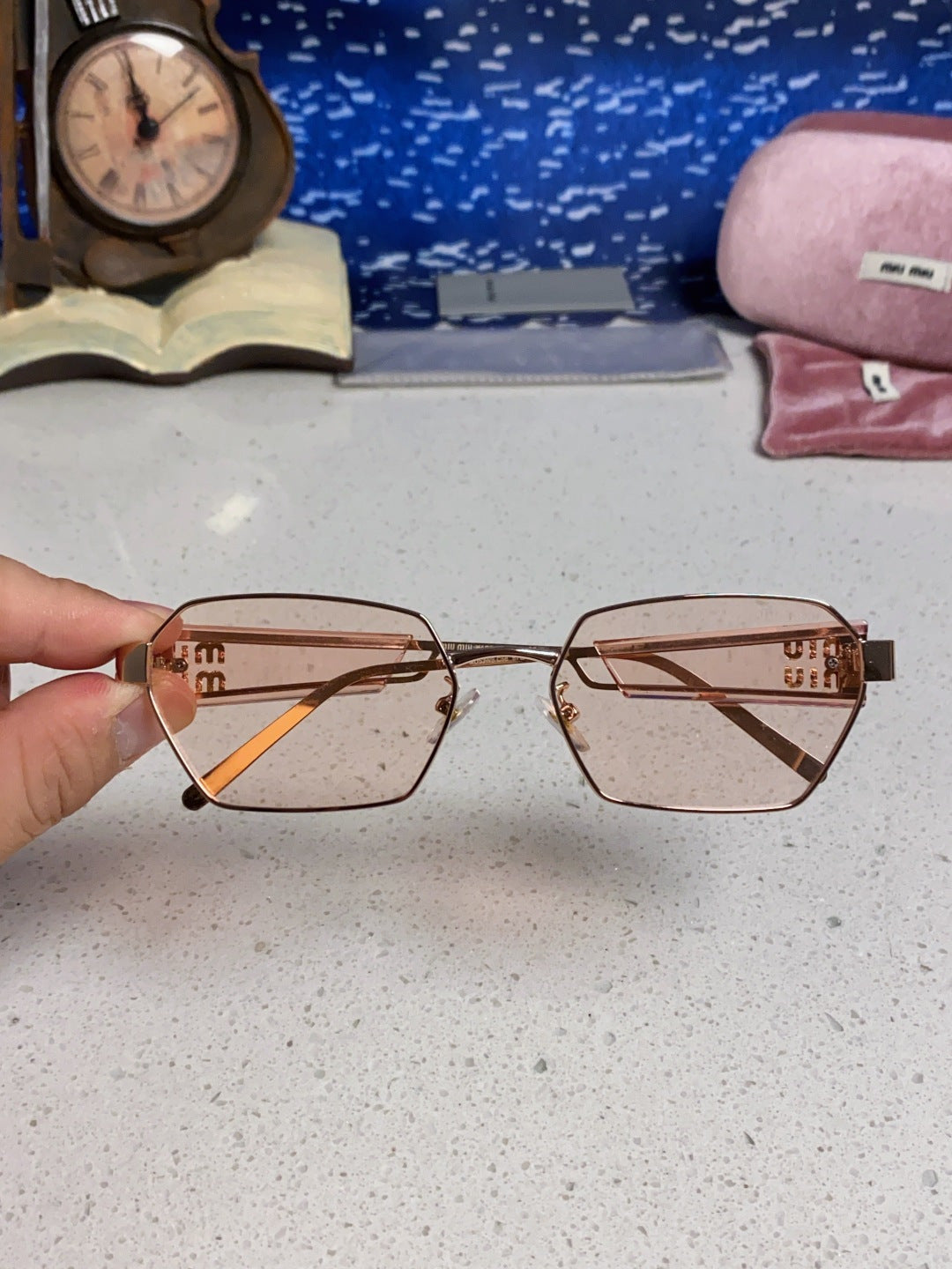 Miu Miu Fashion Brown Lens Sunglasses for Women - 399211 - detail image 4