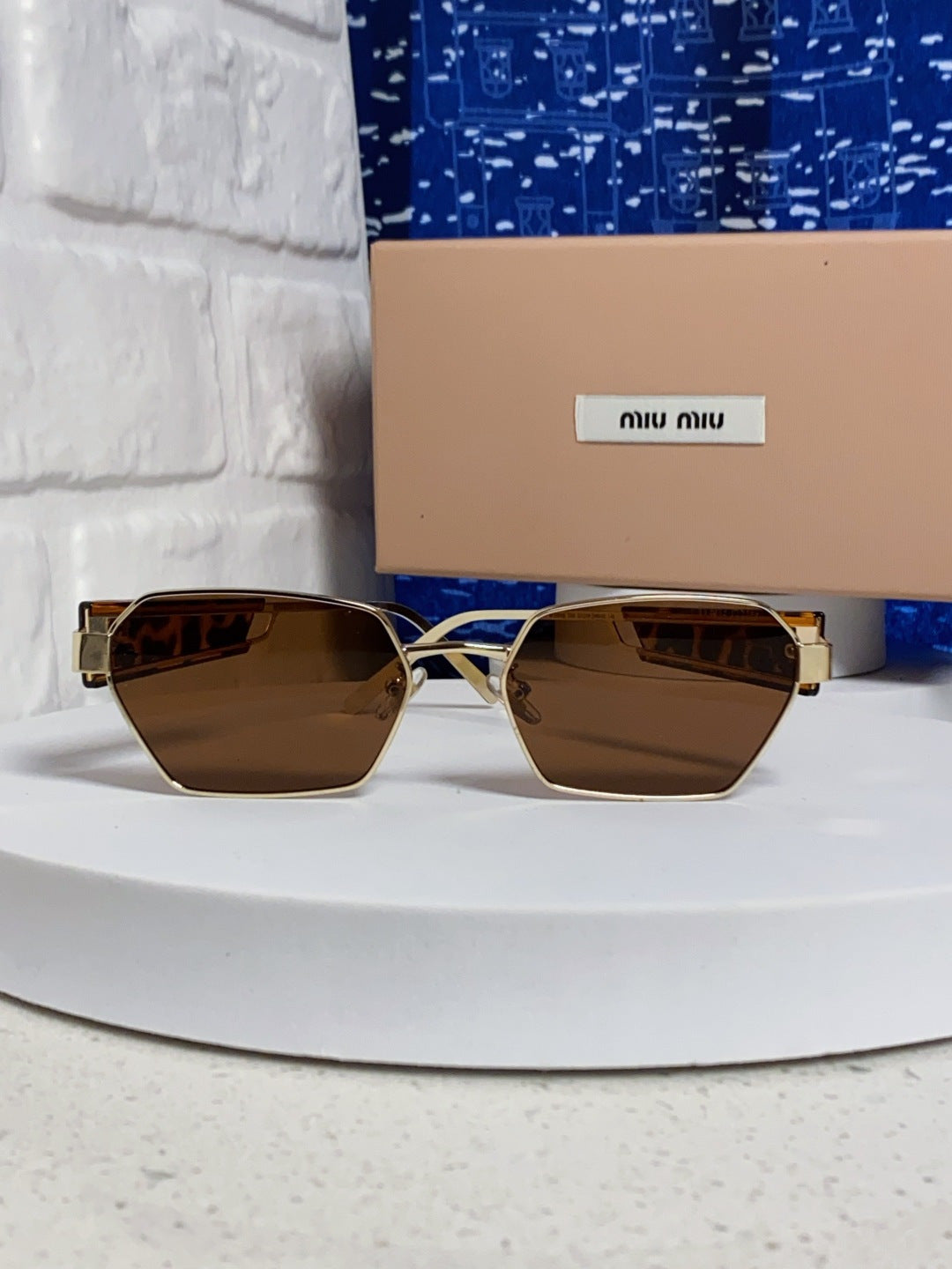 Miu Miu Fashion Brown Lens Sunglasses for Women - 399212 - detail image 2