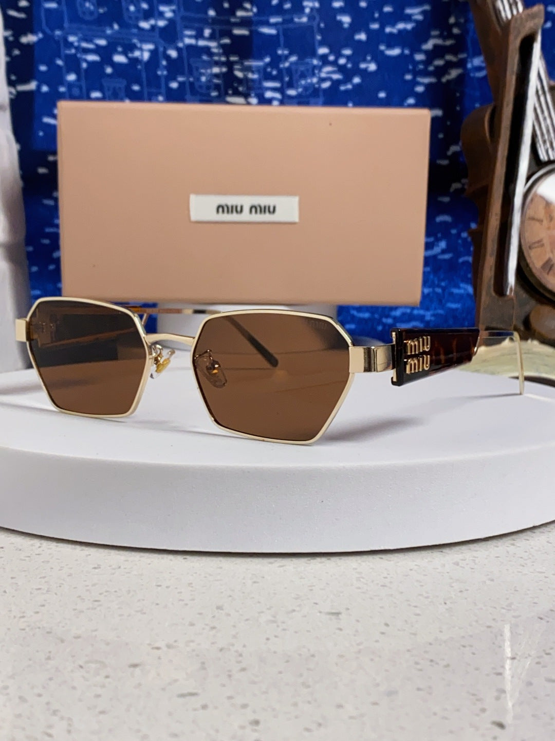 Miu Miu Fashion Brown Lens Sunglasses for Women - 432594