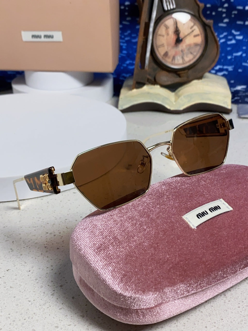 Miu Miu Fashion Brown Lens Sunglasses for Women - 432594 - detail image 10