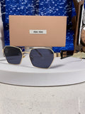 Miu Miu Fashion Blue Lens Sunglasses for Women