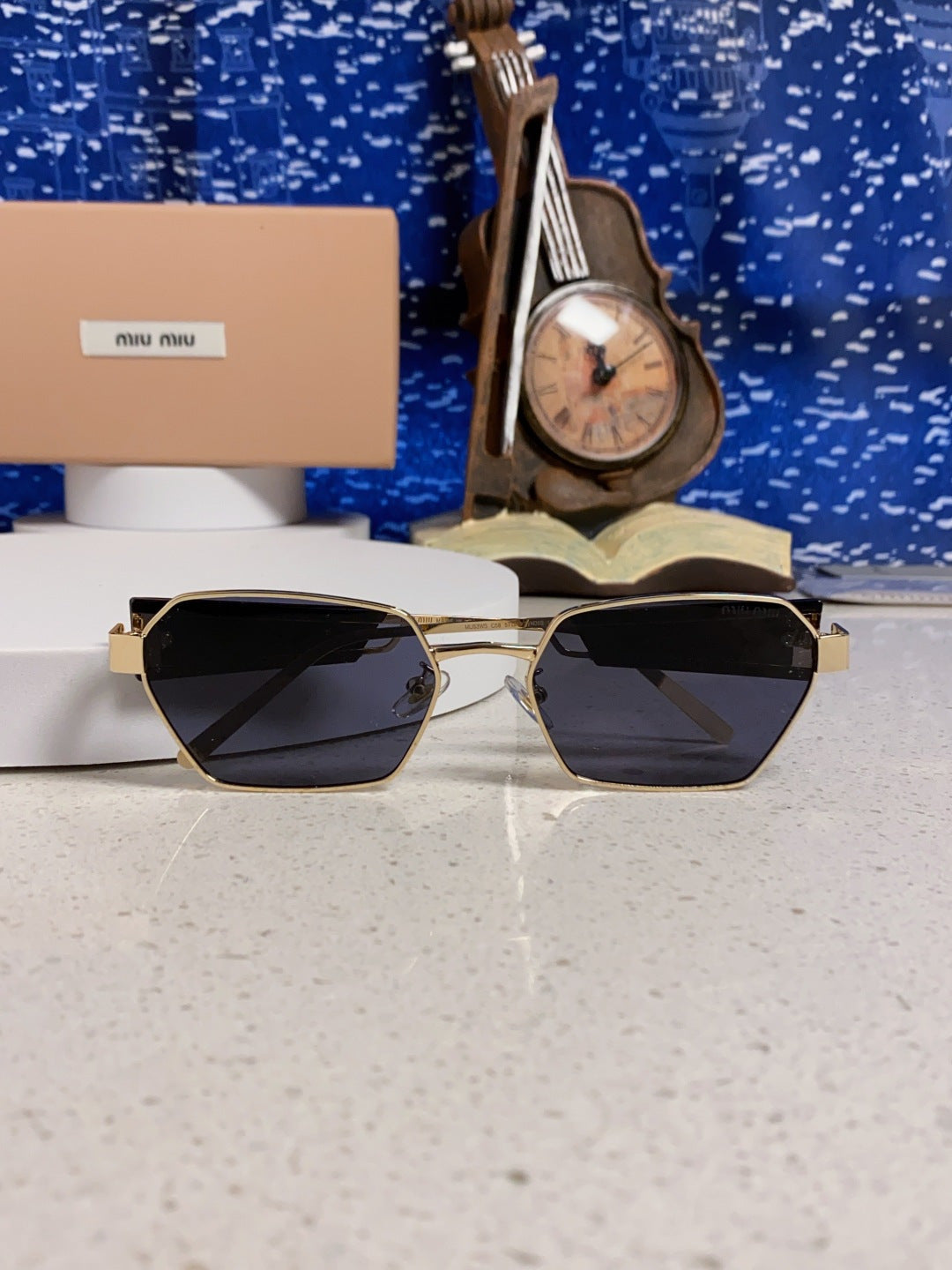 Miu Miu Fashion Blue Lens Sunglasses for Women - detail image 9