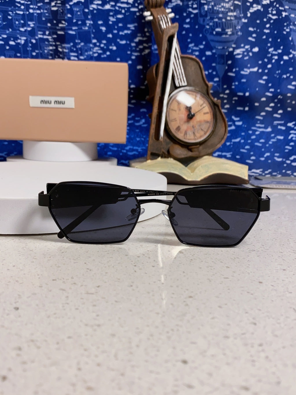 Miu Miu Fashion Blue Lens Sunglasses for Women - 432596 - detail image 9