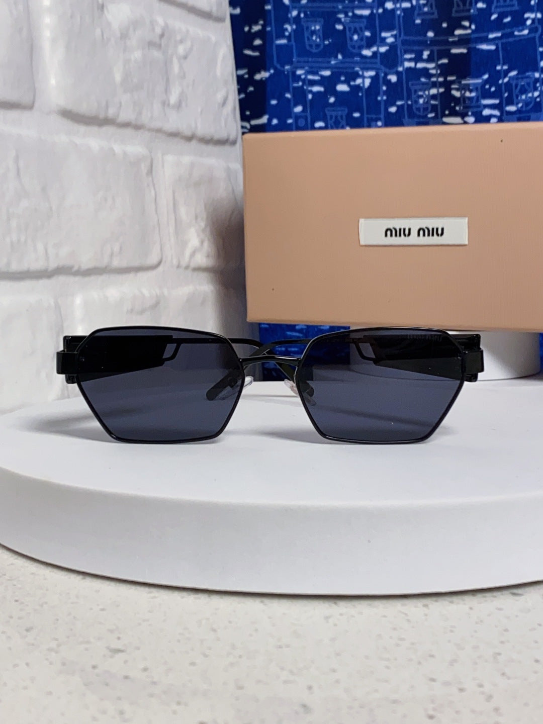 Miu Miu Fashion Blue Lens Sunglasses for Women - 432596 - detail image 2