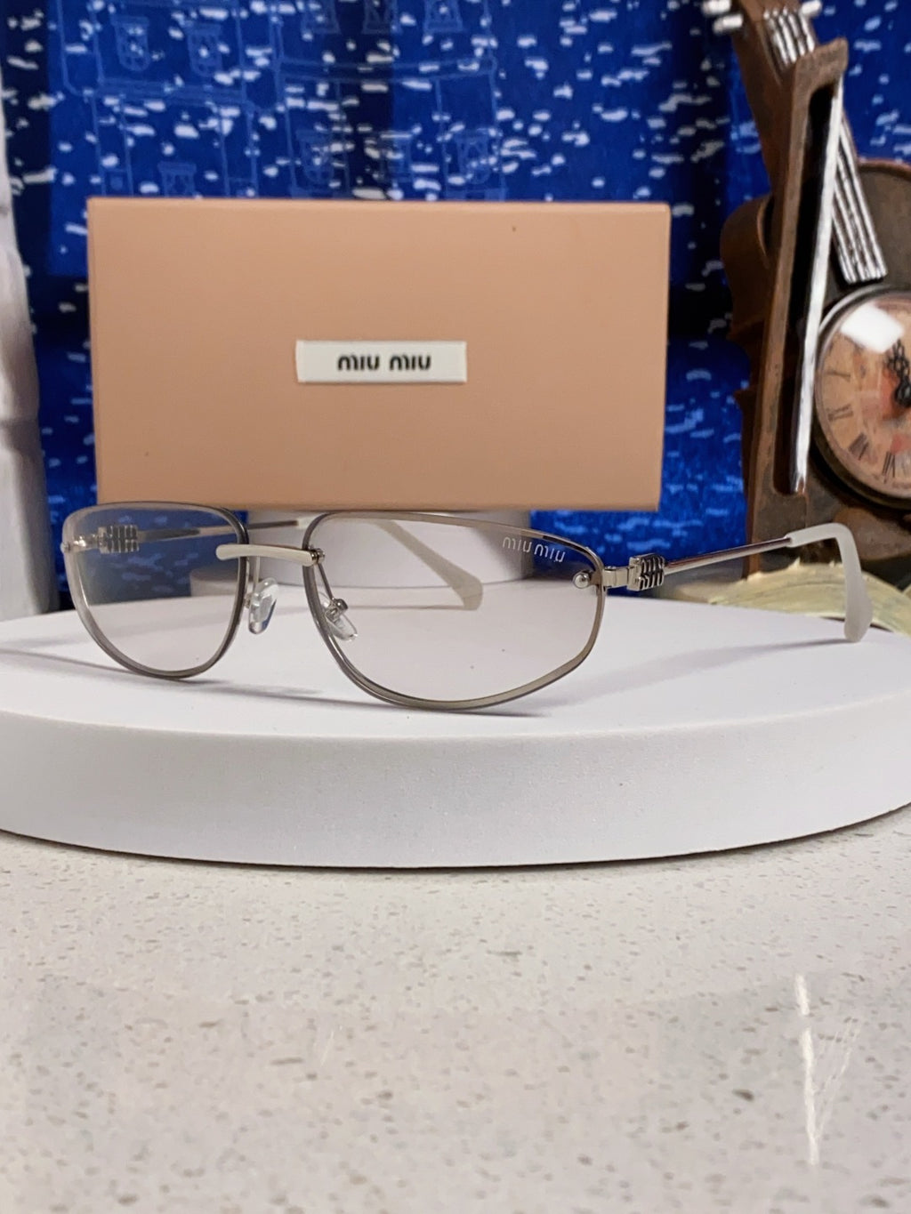 Miu Miu Fashion Pink Lens Sunglasses for Men & Women - 399169 - detail image 2