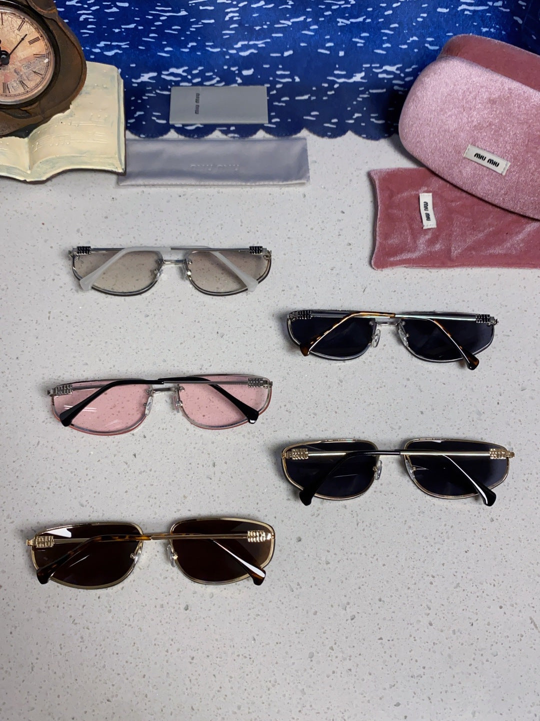Miu Miu Fashion Silver Lens Sunglasses for Men & Women - 399173 - detail image 11
