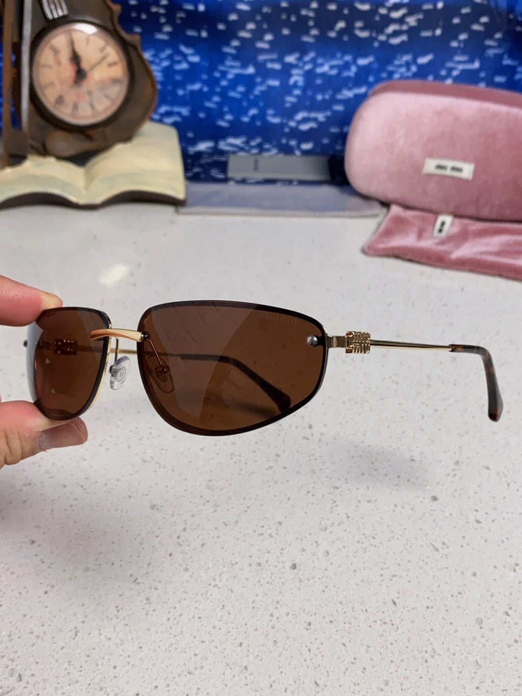 Miu Miu Fashion Red Lens Sunglasses for Men & Women - 399171 - detail image 6