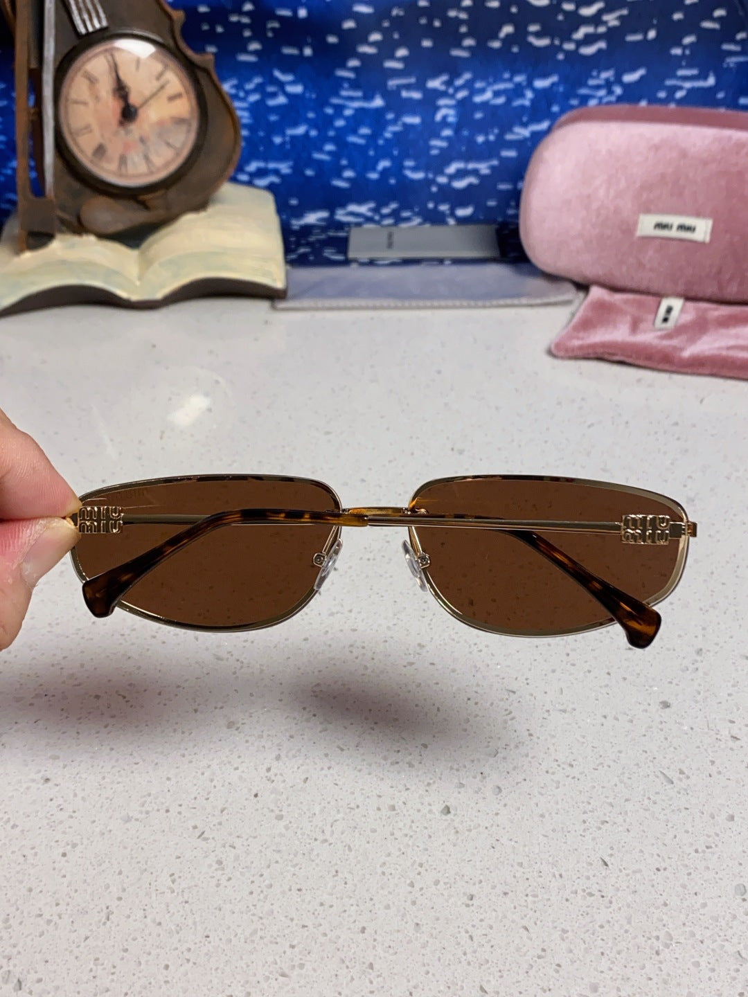 Miu Miu Fashion Red Lens Sunglasses for Men & Women - 399171 - detail image 5