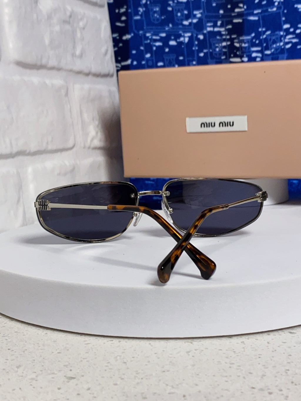 Miu Miu Fashion Black Lens Sunglasses for Men & Women - 399172 - detail image 2