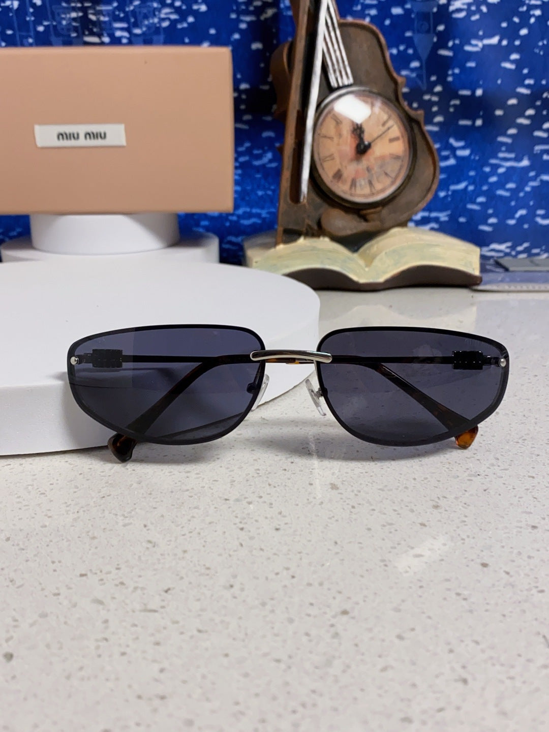 Miu Miu Fashion Black Lens Sunglasses for Men & Women - 399172 - detail image 8