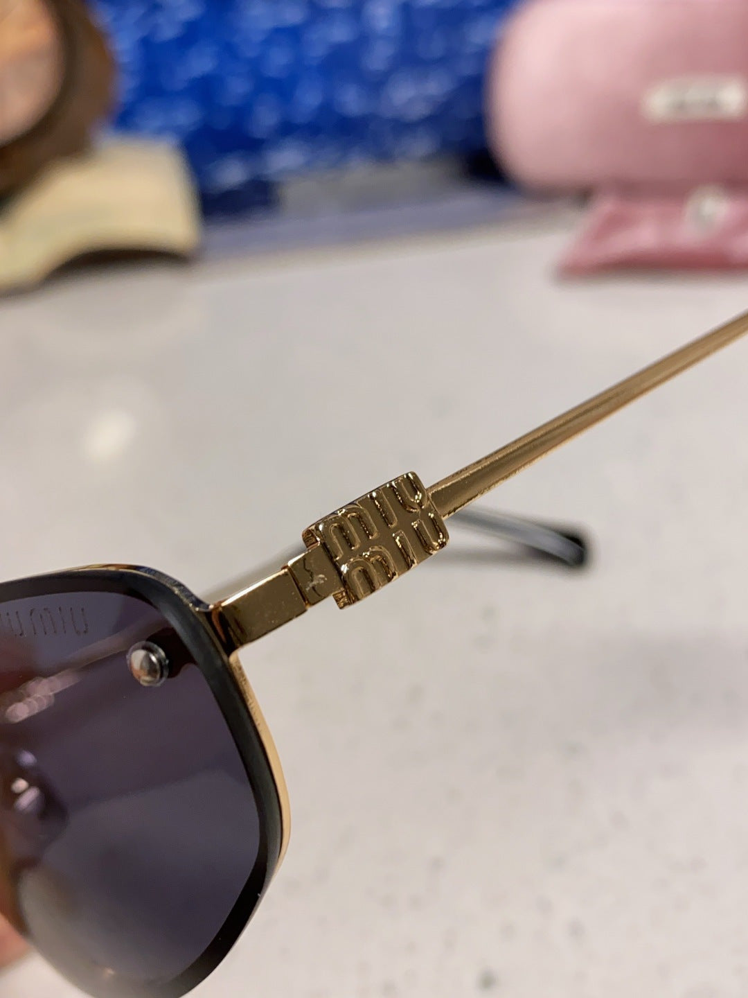 Miu Miu Fashion Silver Lens Sunglasses for Men & Women - 399173 - detail image 7