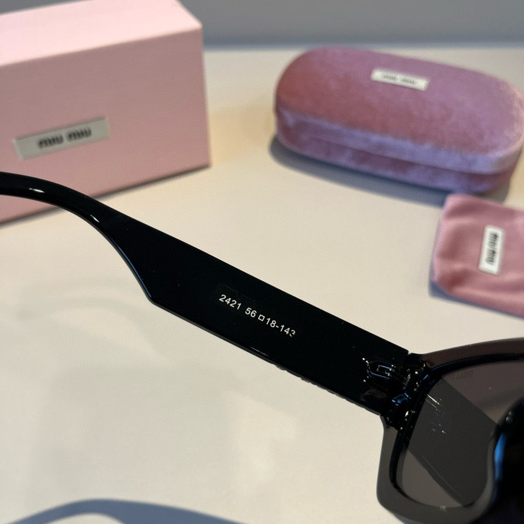 Miu Miu Fashion Black Lens Sunglasses for Men & Women - 432653 - detail image 6