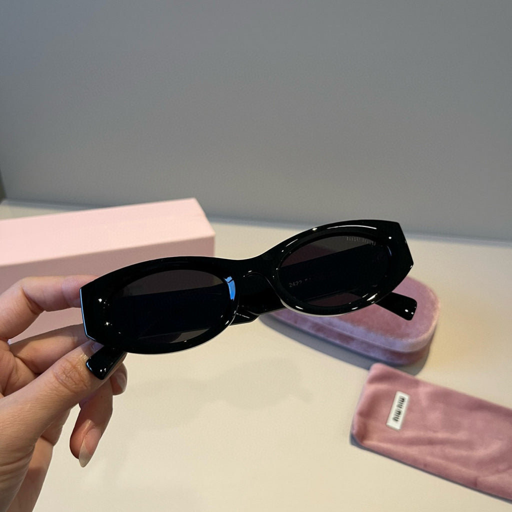 Miu Miu Cat-Eye Black Lens Sunglasses for Men & Women - 432654 - detail image 6