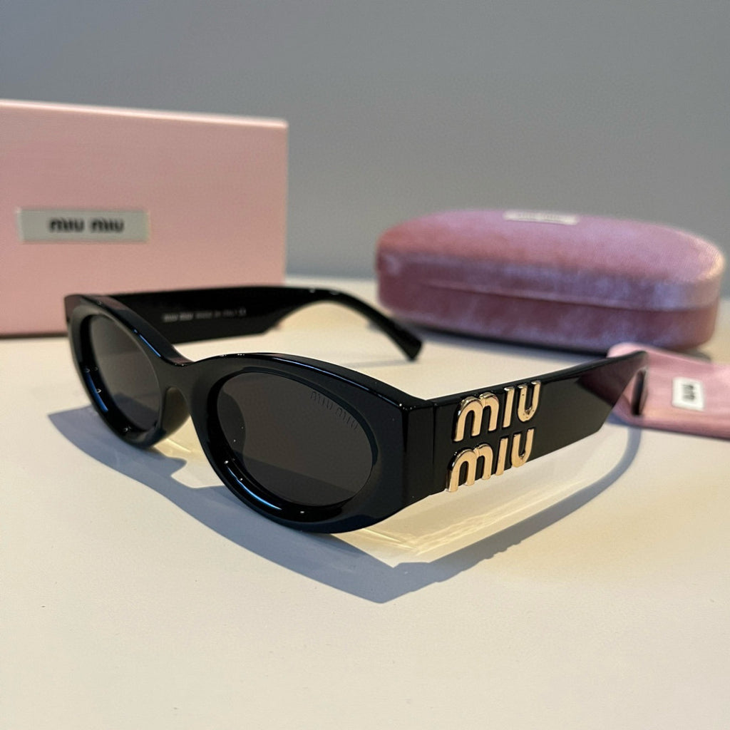 Miu Miu Cat-Eye Black Lens Sunglasses for Men & Women - 466143 - detail image 3