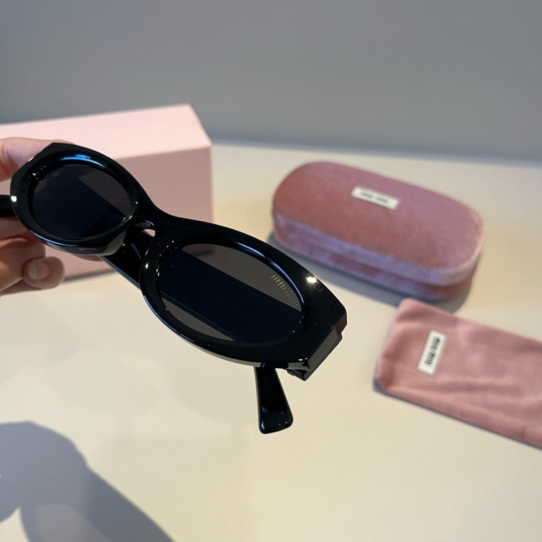 Miu Miu Cat-Eye Black Lens Sunglasses for Men & Women - 382962 - detail image 5