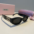 Miu Miu Cat-Eye Black Lens Sunglasses for Men & Women - 466162