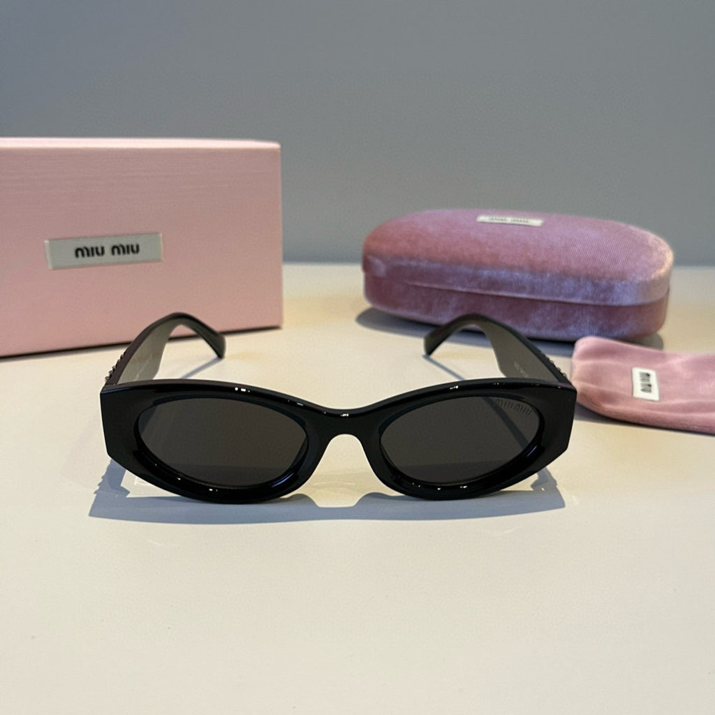 Miu Miu Cat-Eye Black Lens Sunglasses for Men & Women - 466143 - detail image 2