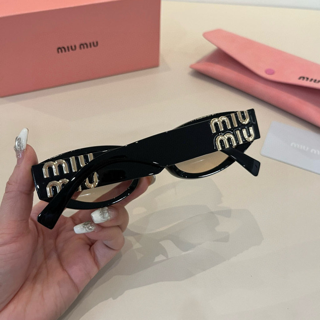 Miu Miu Cat-Eye Silver Lens Sunglasses for Men & Women - 466163 - detail image 6