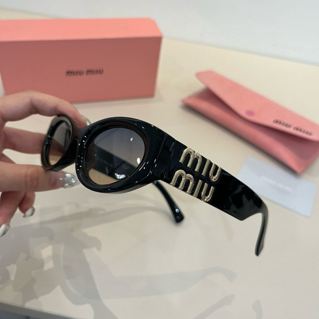Miu Miu Cat-Eye Silver Lens Sunglasses for Men & Women - 466163 - detail image 4