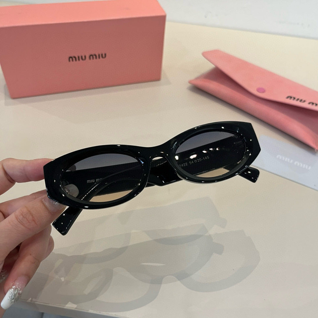 Miu Miu Cat-Eye Silver Lens Sunglasses for Men & Women - 466163 - detail image 5