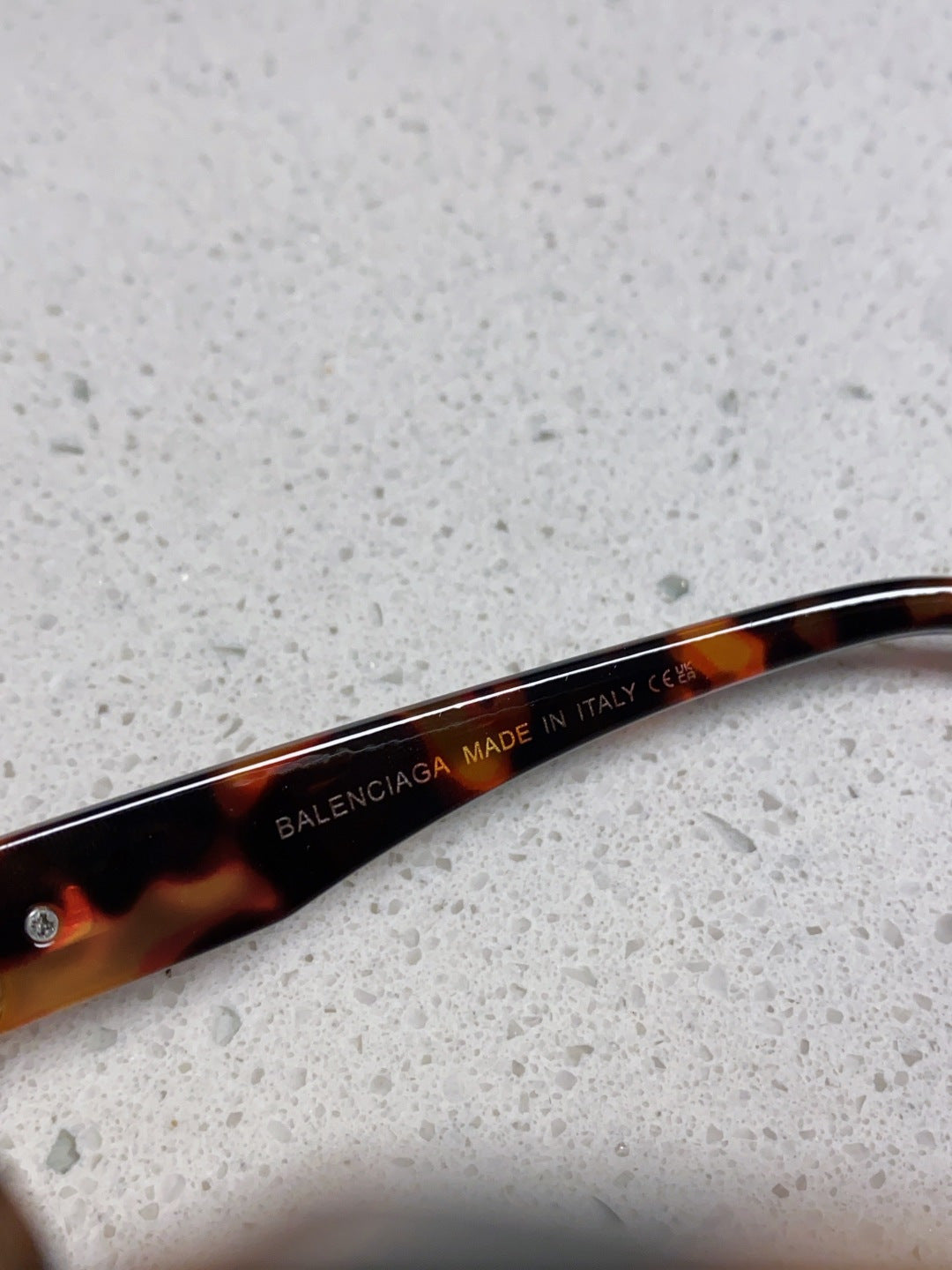 Balenciaga Folding Square Red Lens Sunglasses for Men & Women - detail image 7