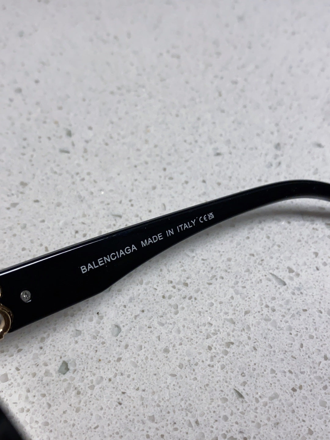 Balenciaga Folding Square Gold Lens Sunglasses for Men & Women - 416119 - detail image 9
