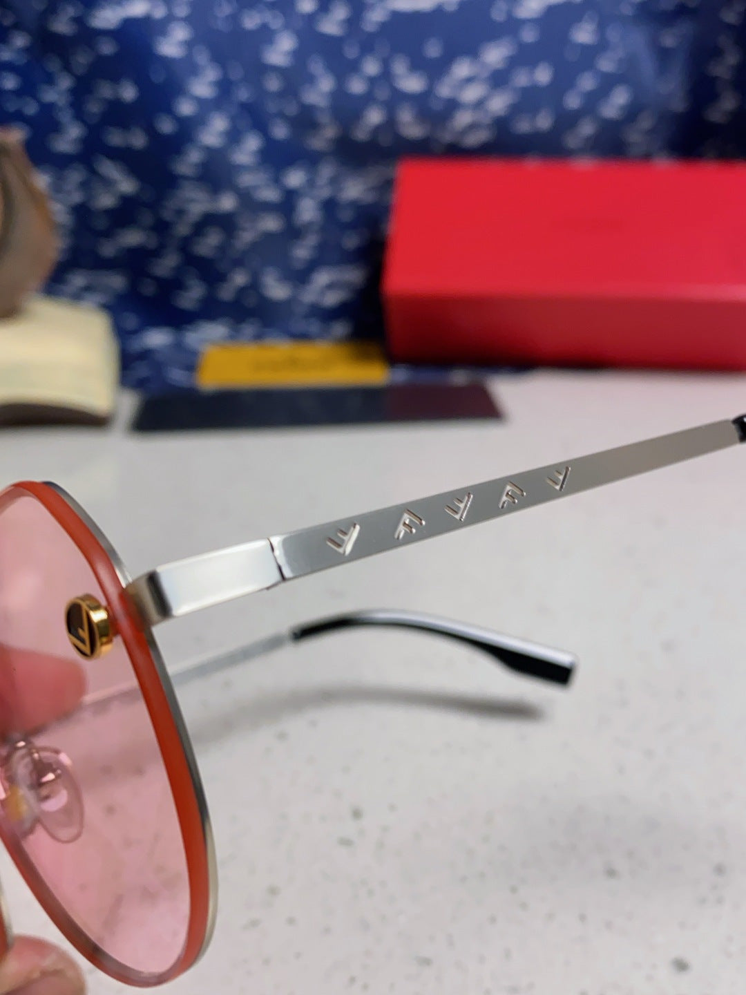 Fendi Lightweight Rimless Silver Lens Sunglasses for Men & Women - 449831 - detail image 7
