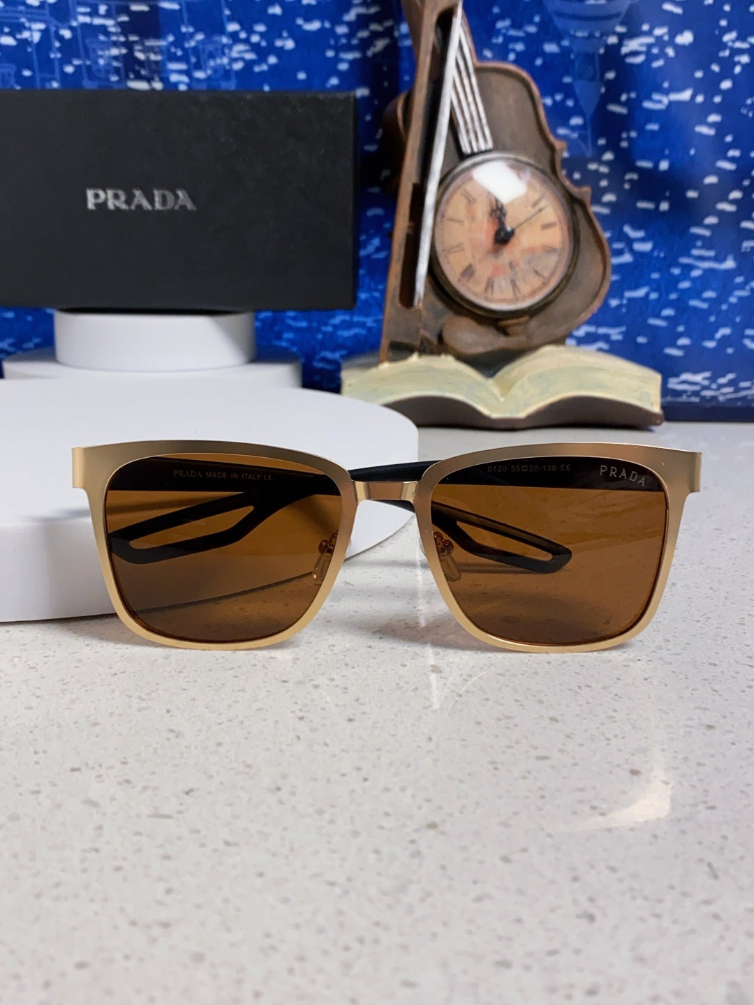 Prada Fashion Brown Lens Sunglasses for Men & Women - 998150 - detail image 9