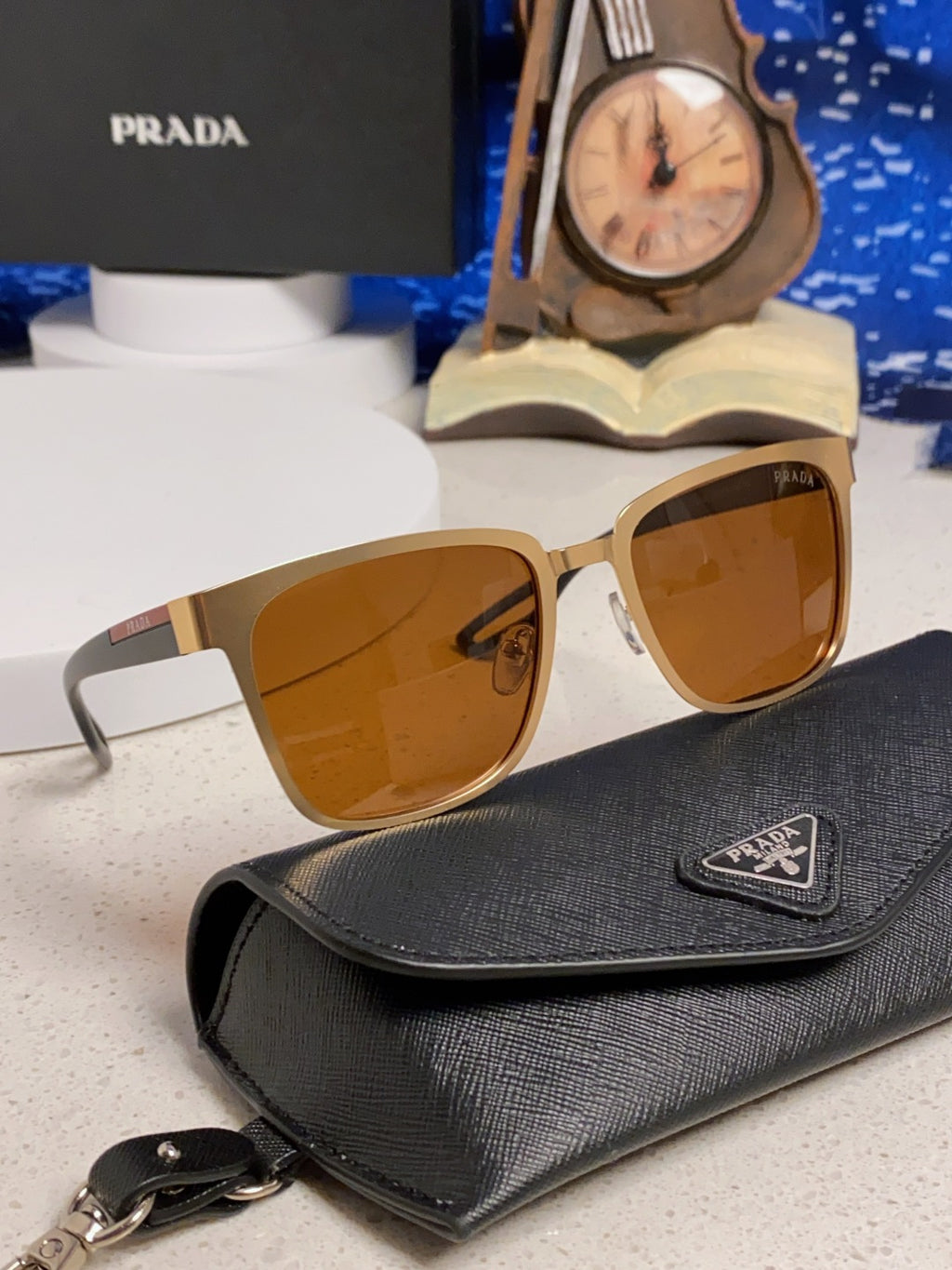 Prada Fashion Brown Lens Sunglasses for Men & Women - 998150 - detail image 10